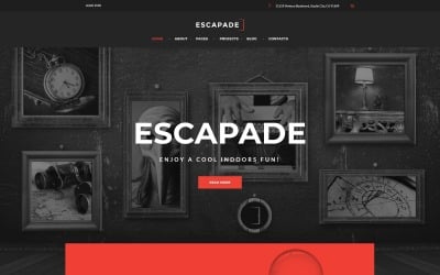 Escapade - Escape Room Responsive WordPress-Theme