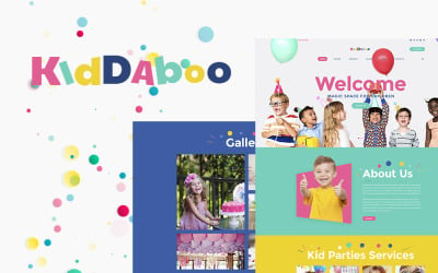 Kiddaboo - Thème WordPress réactif pour Kid Parties Services