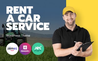Responsive Rentallo - Farming Equipment & Machinery Rentals Wordpress #64595