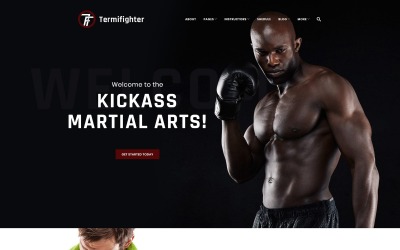 Responsive Termifighter - Martial Arts Club Responsive Wordpress #64507