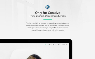 Spacer - Fotografie Portfolio WordPress Theme