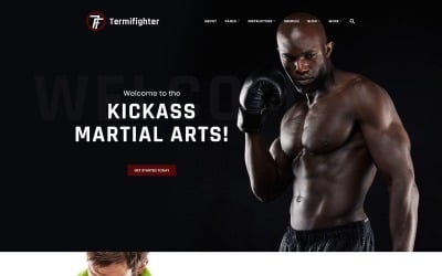 Termifighter - Responsive WordPress-Theme für den Martial Arts Club
