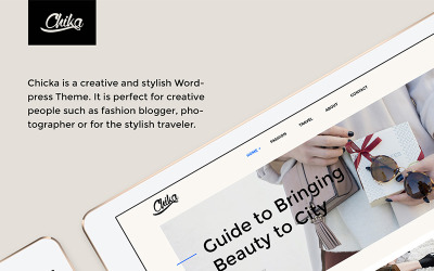 Chika - Creative WordPress Blog Theme WordPress Theme