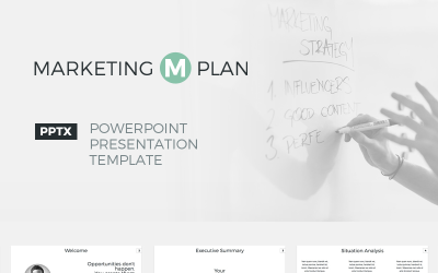 Modello PowerPoint di affari e servizi