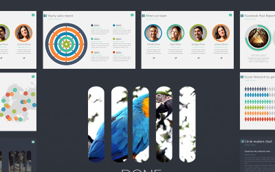 Template PowerPoint para Sites de Design e Fotografia №64605