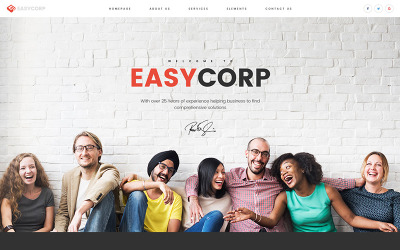 Easycorp – Website-Vorlage für Unternehmen und Dienstleistungen