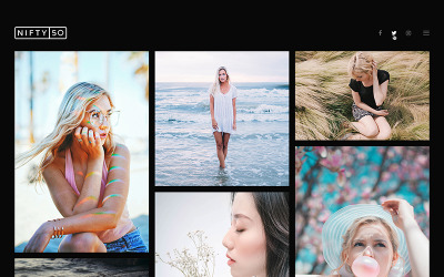 Fotografi WordPress-tema - Nifty Fifty