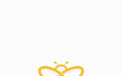 Modelo de logotipo do Infinity Bee