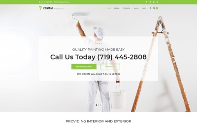 Paintio - Festési szolgáltatások WordPress téma