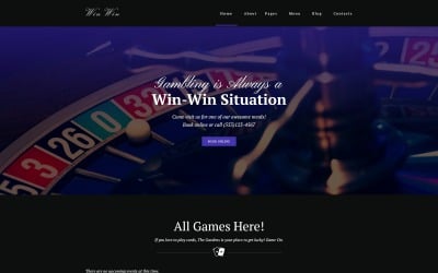 WinWin - тема веб-сайту казино WordPress