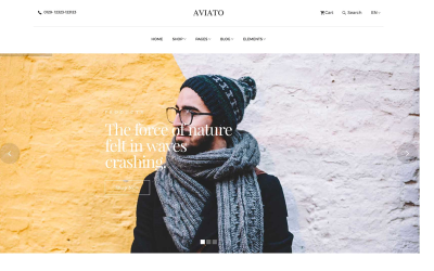 Aviato优雅的电子商务网站模板