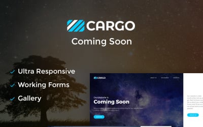 Cargo - Coming Soon HTML5 Specialty Page