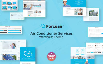 Forceair - тема WordPress по обслуживанию кондиционеров