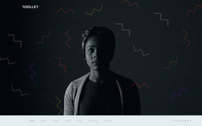 Modelo de Joomla responsivo para página pessoal