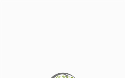Natur Yoga logotyp mall