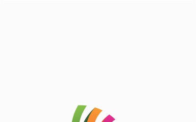 Soyut Oyun Medyası Logo Şablonu