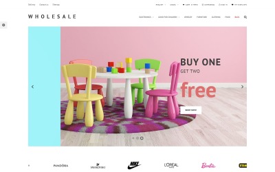 Tema PrestaShop Responsive #64884 per Un Sito di Deposito all'Ingrosso