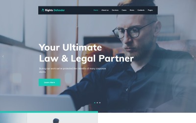 Защитник прав - тема WordPress для юристов