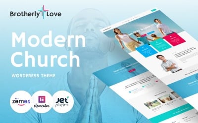 BrotherlyLove – Religiöses WordPress-Theme für Kirchen-Websites