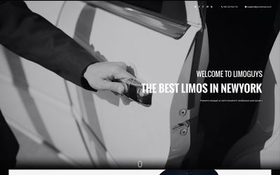 Limoguys - Modello PSD per noleggio auto e servizio
