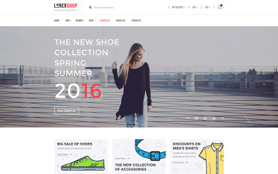 LOREX - E-Commerce-PSD-Vorlage