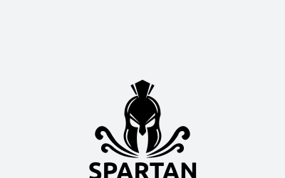 Modello di logo spartano