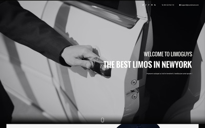 Limoguys - Modello PSD per noleggio auto e servizio