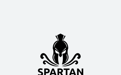 Спартанский шаблон логотипа