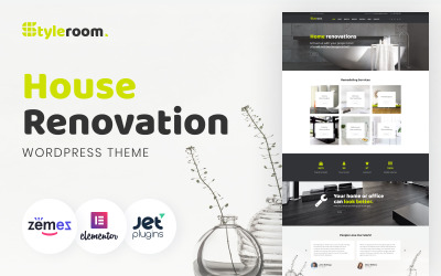 StyleRoom - Responsivt WordPress-tema för husrenovering