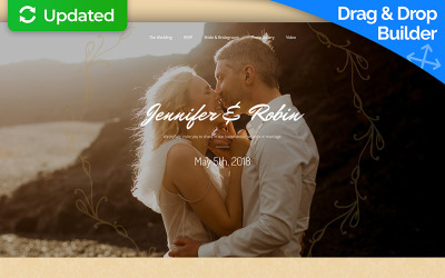 Wedding Planner Landing Page Template Açılış Sayfası #64956