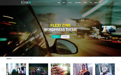 Flexi - Modello PSD per blog, personale e notizie