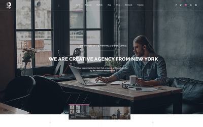 Origin - Minimal and Creative for Multipurpose PSD Template