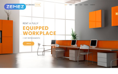 Plantilla Joomla Responsive para Sitio de Oficinas #65009