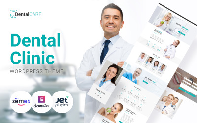 DentalCare - Tandheelkundige kliniek WordPress Elementor-thema