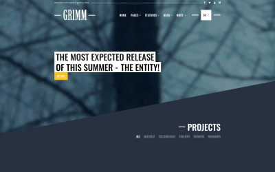 GRIMM - Game Development Studio WordPress teması
