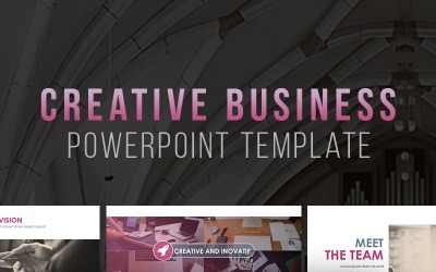 Kreatywny biznesowy szablon PowerPoint