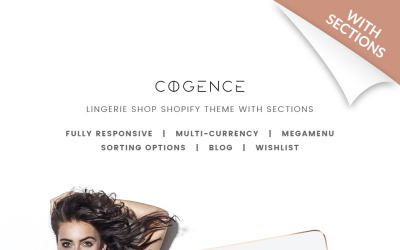 Tema de Shopify Flexível para Sites de Lingerie №65125