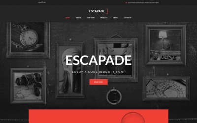 Entertainment Moto CMS HTML Template