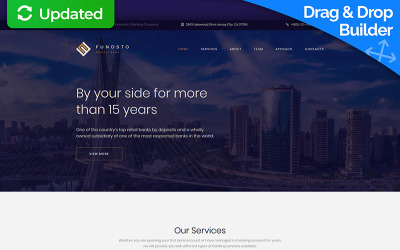 Fundsto Premium Moto CMS 3 Template