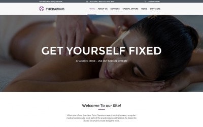 Massage Salon Moto CMS HTML Template