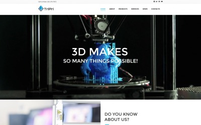 Print Shop Moto CMS HTML Template
