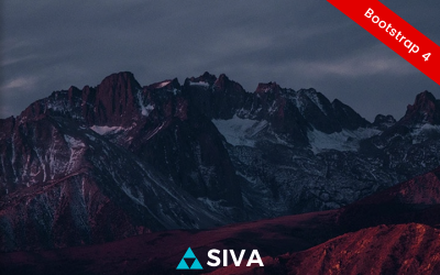 Bootstrap SIVA - Coming Soon Responsive Nyítóoldal sablon 65367