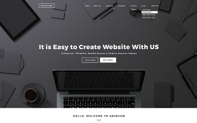 Modello di sito web per etichette in bianco e nero