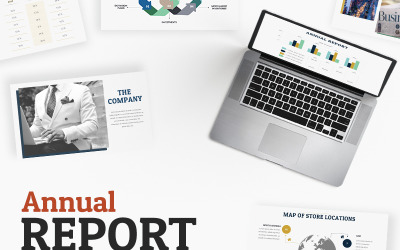 "Annual Report" Premium PowerPoint Template №65493