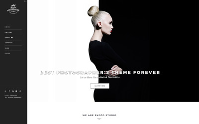 HTML-sjabloon voor fotografie