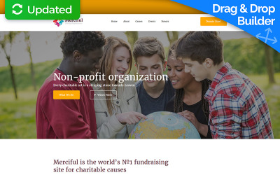 Landing Page-mall för Välgörenhet #65474