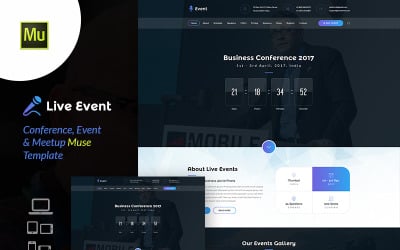 Live Event - Conference &amp; Meetup Muse Template