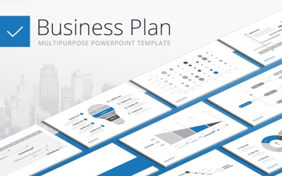 Plano de negócios PPT - modelo multifuncional do PowerPoint