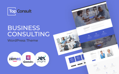 TopConsult - WordPress-tema för företagsrådgivning