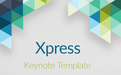 Xpress - шаблон Keynote